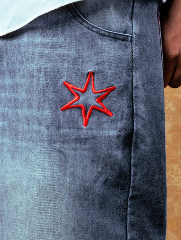 "Take Care" Jeans - BLACK